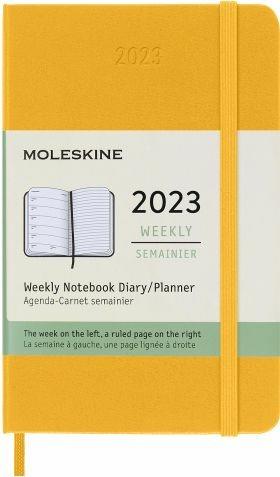 Taccuino Moleskine, a righe, Pocket, copertina rigida - Arancione giallo -  Moleskine - Cartoleria e scuola