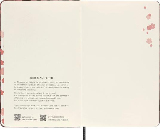 Taccuino Moleskine Sakura, a righe, large, limited edition - 13 x 21 cm - 3
