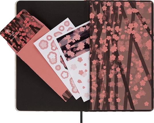 Taccuino Moleskine Sakura, a quadretti, tascabile, limited edition - 9 x14  cm - Moleskine - Cartoleria e scuola