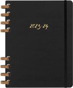 Planner accademico mensile orizzontale Moleskine 2024, 12 mesi, XL, copertina rigida, Nero - 20,4 x 25,2 cm