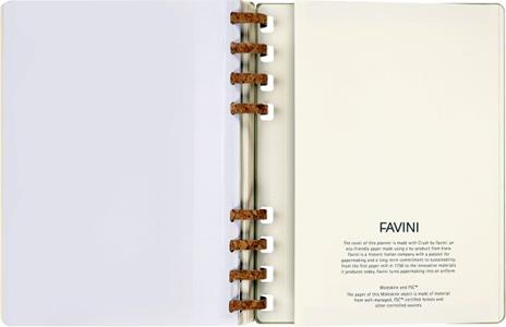 Planner accademico mensile orizzontale Moleskine 2024, 12 mesi, XL, copertina rigida, Kiwi - 20,4 x 25,2 cm - 15