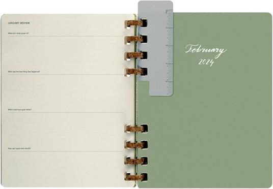 Agenda A4 Moleskine con spirale settimanale e mensile LIFE PLANNER 