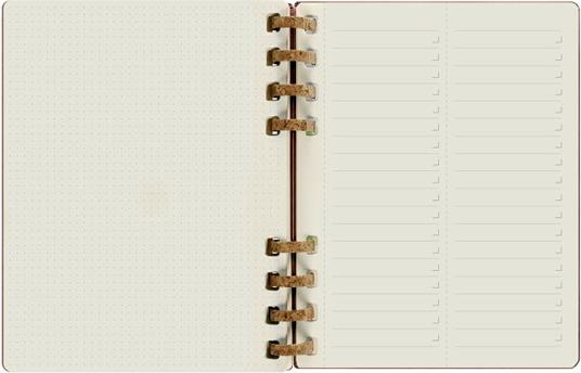 Planner Spiral Moleskine mensile orizzontale 2024, 12 mesi, XL, copertina rigida, Mandorla - 20, 4 x 25, 2 cm - 12