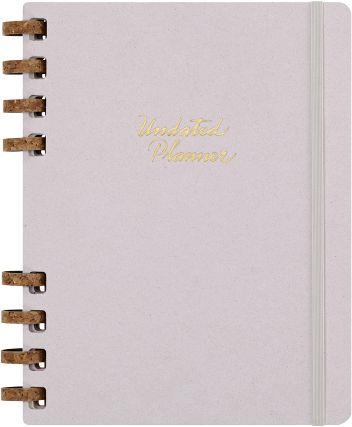 Planner Spiral Moleskine non datata 2024, 12 mesi, XL, copertina rigida, Viola - 20, 4 x 25, 2 cm