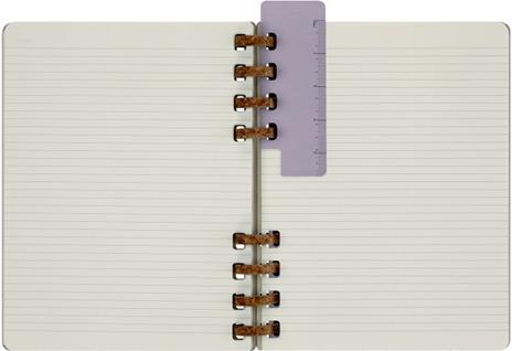 Planner Spiral Moleskine non datata 2024, 12 mesi, XL, copertina rigida, Viola - 20, 4 x 25, 2 cm - 11