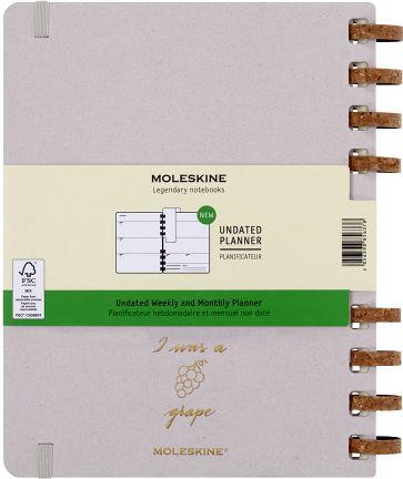 Planner Spiral Moleskine non datata 2024, 12 mesi, XL, copertina rigida, Viola - 20, 4 x 25, 2 cm - 16