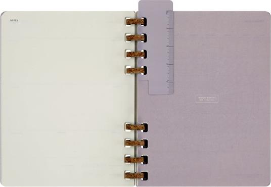 Planner Spiral Moleskine non datata 2024, 12 mesi, XL, copertina rigida, Viola - 20, 4 x 25, 2 cm - 8