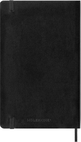 Agenda Moleskine mensile 2024, 12 mesi, Large, copertina morbida, Nero - 13 x 21 cm - 6