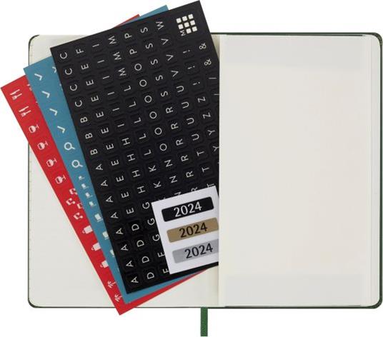 MOLESKINE : Agenda giornaliera SOFT Classic 2024 large 13x21cm vari  colori