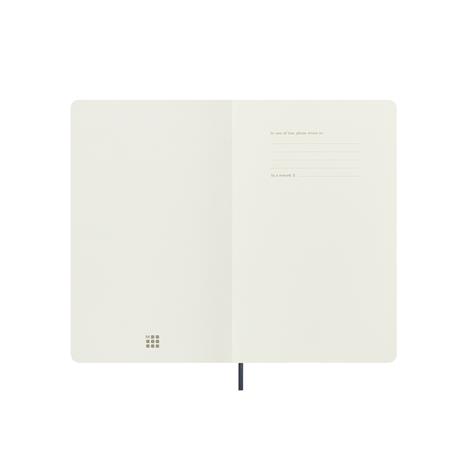 Taccuino Moleskine Precious & Ethical Copertina morbida vegana, a righe, Petroleum - 13 x 21 cm - 4