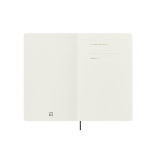 Taccuino Moleskine Precious & Ethical Copertina morbida vegana, a righe, Petroleum - 13 x 21 cm - 4