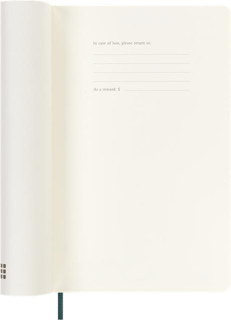 Agenda Moleskine Precious & Ethical settimanale 2024, 12 mesi, Large, copertina morbida, con scatola, Verde - 13 x 21 cm - 2