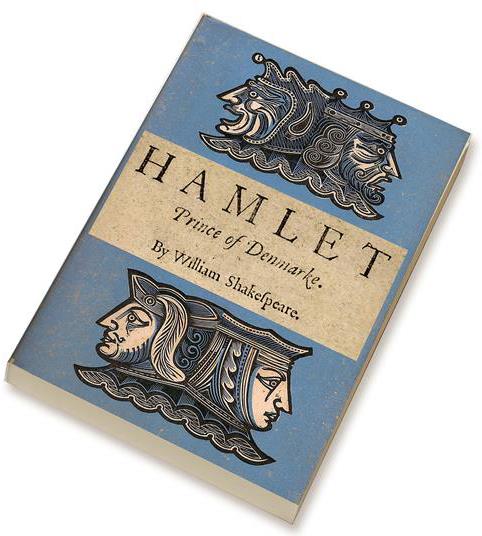 Taccuino Abat Book Hamlet, William Shakespeare - 17 x12 cm