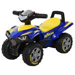 HomCom Quad Giocattolo per Bambini 12-36 Mesi con Licenza GOODYEAR con Luci e Suoni Blu e Giallo