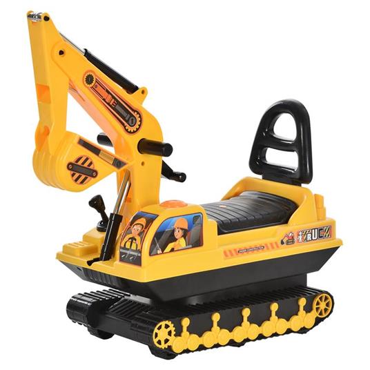 Homcom Escavatore Ruspa Giocattolo Cavalcabile per Bambini max. 30 kg -  HomCom - Elettriche - Giocattoli | IBS