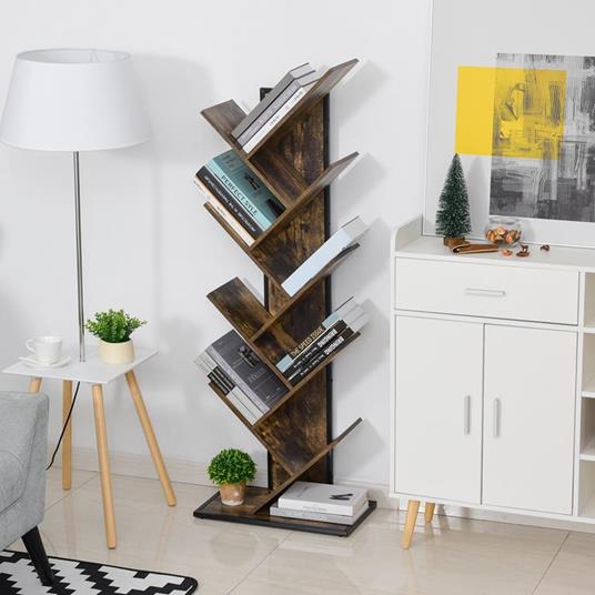 Libreria ad albero in legno di recupero (XN-LIB003) - Mobili su