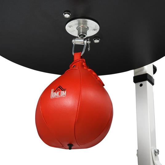 HomCom Piattaforma Boxe con Speed Ball per Allenamento in Acciaio Bianco  Rosso Nero - Homcom - Casa e Cucina | IBS