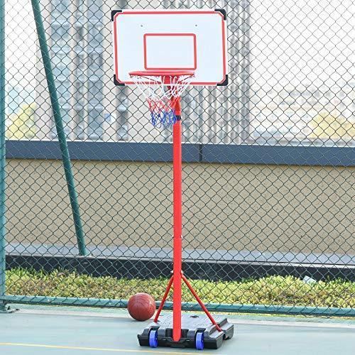 HOMCOM Canestro Basket per Bambini Portatile Regolabile con Tabellone e  Piantana - Homcom - Basket - Giocattoli