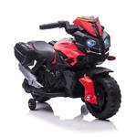 HOMCOM Moto Elettrica per Bambini 18-48 Mesi con Batteria 6V Velocità 3km/h, Rosso