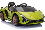 HOMCOM Macchina Elettrica per Bambini Lamborghini Età 3-5 Anni - Verde