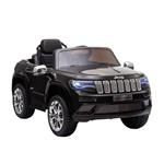 HOMCOM Macchina Elettrica Jeep per Bambini 12V Guida Manuale e con Telecomando - Nero