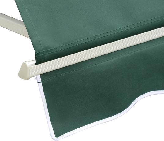 Outsunny Tenda da Sole Avvolgibile 180×70cm con Angolazione 0-120