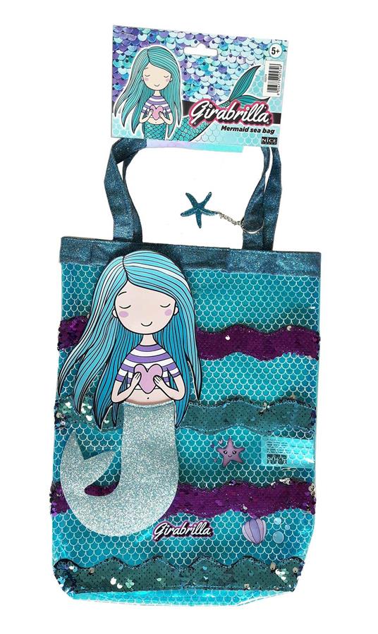 Girabrilla. Mermaid. Sea Bag 28X35 Cm