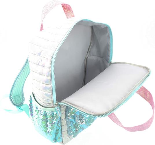 Girabrilla-19003 Zaino da Scuola per bambinicon Rivestimento soffice,  Morbido, cangiante e con Paillettes reversibili Che cambiano Colore  Azzurro, Taglia Unica, 19003 - Girabrilla - Cartoleria e scuola | IBS