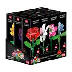 Display 12 Pz - Sluban: Flower Mattoncini 198 Pz