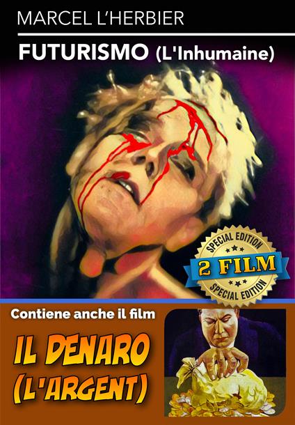 Futurismo + Il denaro - Special Edition 2 Film (DVD) di Marcel L'Herbier - DVD