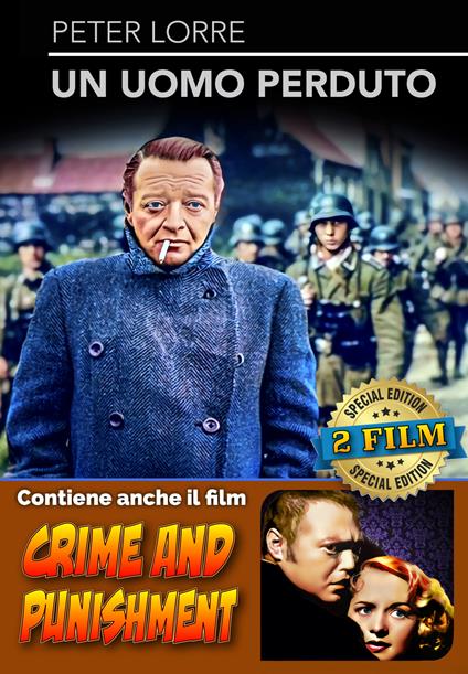 Un Uomo Perduto / Crime And Punishment di Peter Lorre,Josef Von Sternberg - DVD