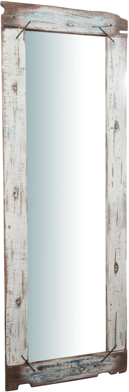 Specchio da parete lungo 180x66x4 cm Specchio Shabby dipinto a mano Adatto  come specchiera bagno o specchio camera da letto - Biscottini - Idee regalo  | IBS