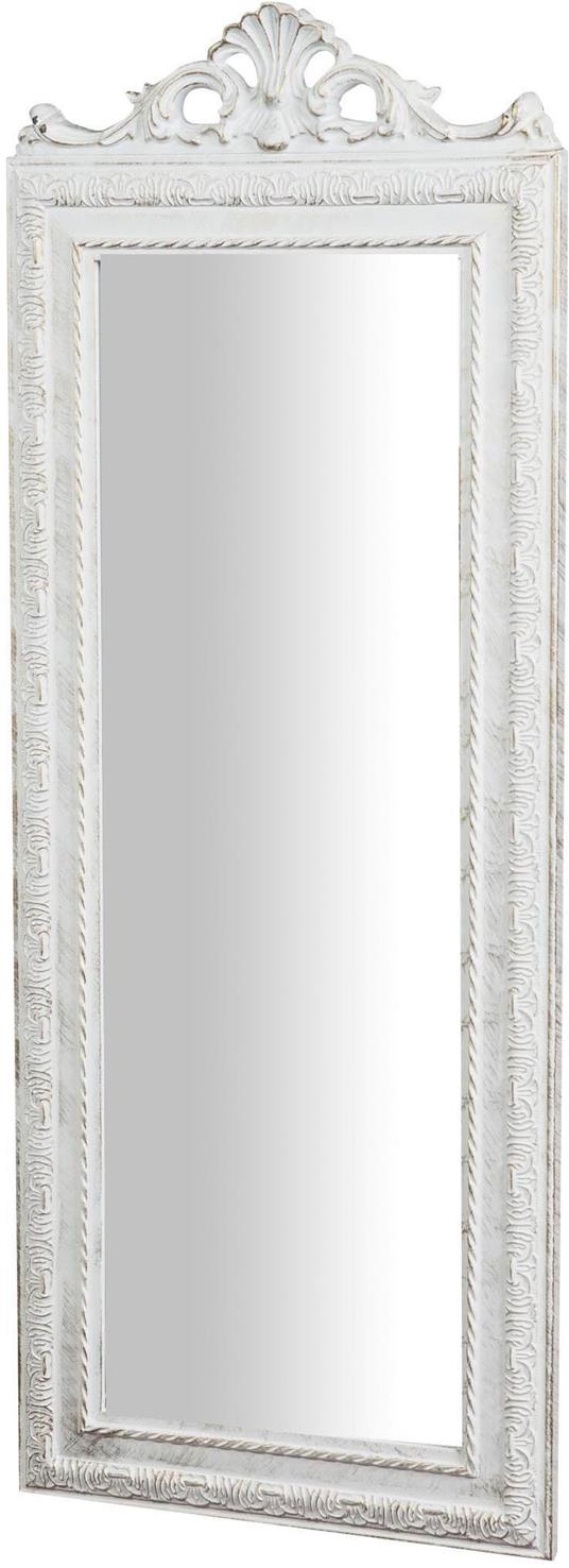 Specchio vintage da parete 90x35x4 cm Made in Italy Specchio shabby bianco  anticato Specchio lungo da parete Specchio verticale - Biscottini - Idee  regalo | IBS