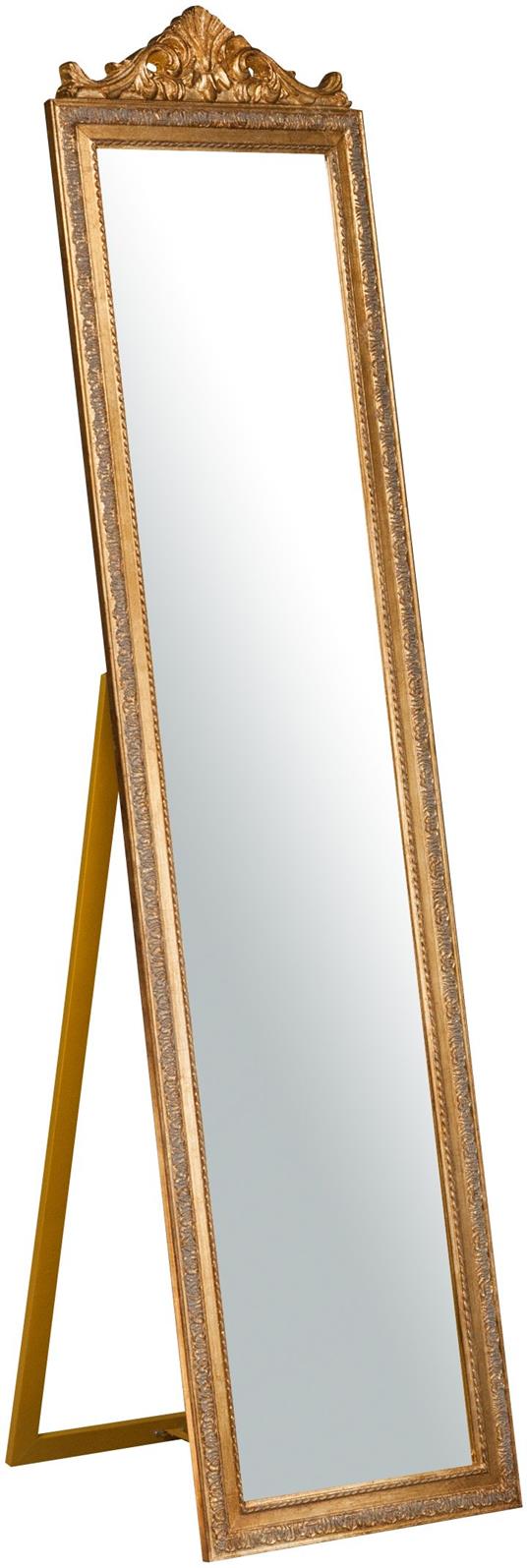 Specchio Specchiera Da Terra a Pavimento L43xPR3xH178 cm finitura oro  anticato. - Biscottini - Idee regalo | IBS