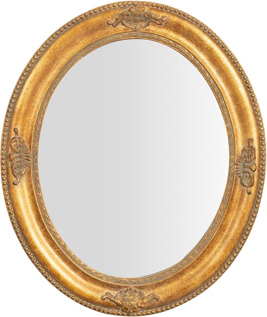 Specchio da parete rotondo 64x54 cm Specchio vintage da parete per la casa Specchio  rotondo bagno e camera - Biscottini - Idee regalo | IBS