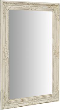 Specchio da parete 90x60x4 cm Made in Italy Specchio shabby chic Cornice  argento Specchio vintage da