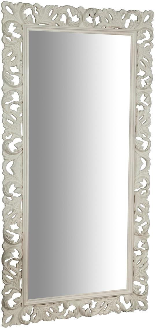 Specchio grande da parete e da terra 205x106 cm Specchio barocco bianco Specchio  da parete grande - Biscottini - Idee regalo | IBS