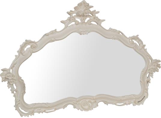 specchio ingresso cornice barocco bianco 110x72 cm Made in Italy Specchi  decorativi da parete Specchio barocco Specchio antico - Biscottini - Idee  regalo | IBS