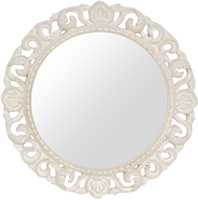 Specchio grande da parete e da terra 205x106 cm Specchio barocco bianco  Specchio da parete grande - Biscottini - Idee regalo