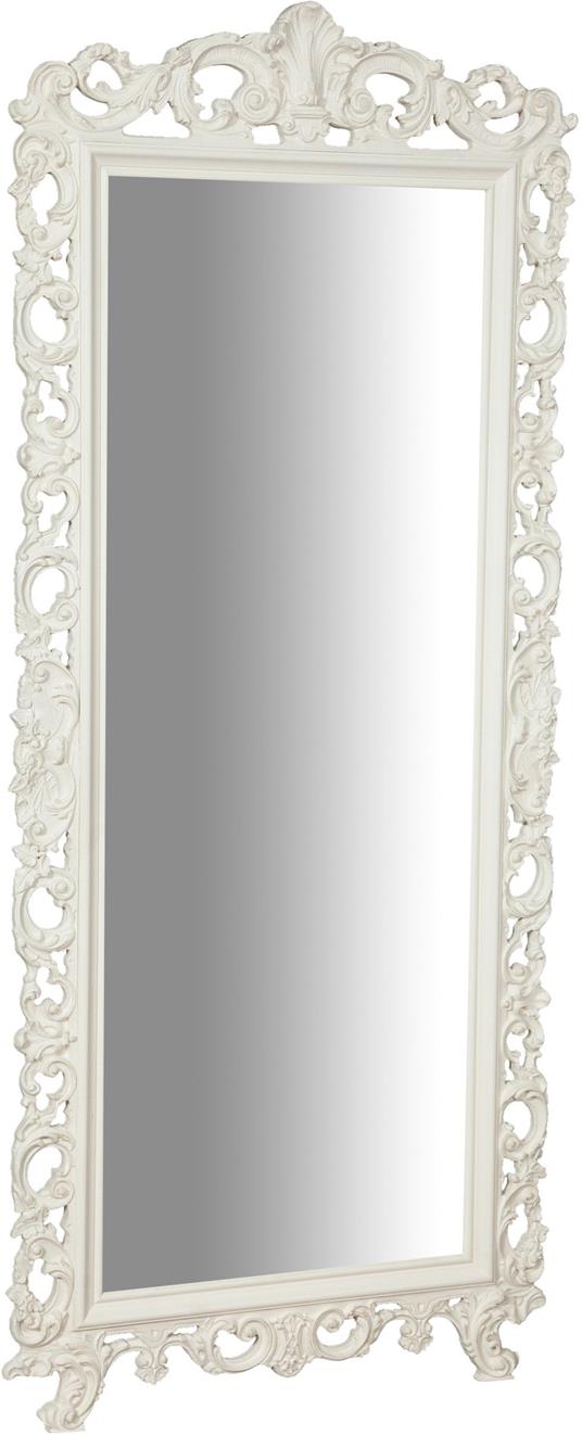 Specchio da parete bianco 191x82x4 cm Specchio grande da parete