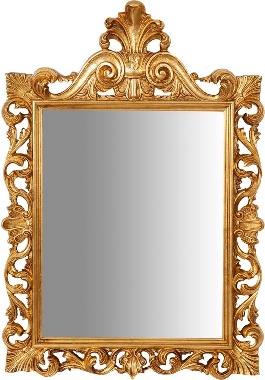 Specchio da parete barocco 124x86x7 cm Originale specchio vintage da parete  con cornice lavorata Made in Italy - Biscottini - Idee regalo | IBS