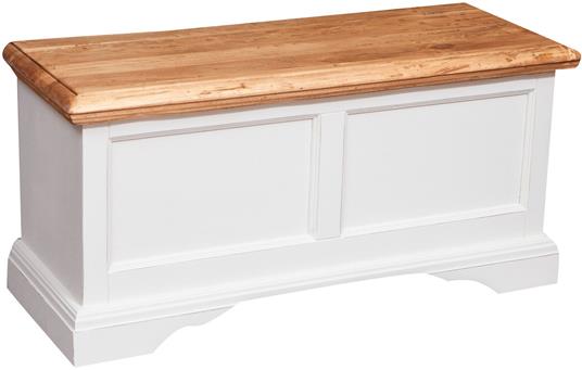 Cassapanca legno vintage bianca 100x38x48 cm panca legno di tiglio panca  contenitore cassa panca da interno con contenitore - Biscottini - Casa e  Cucina | IBS