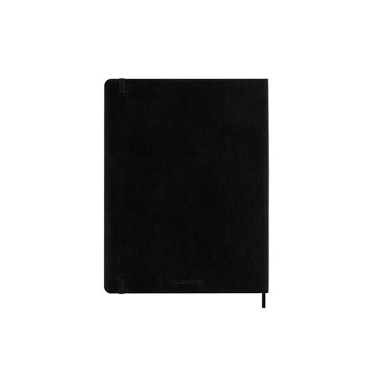 Agenda mensile 12 mesi, 2025 Moleskine, XL, Copertina morbida, Nero - 19 x 25 cm - 6