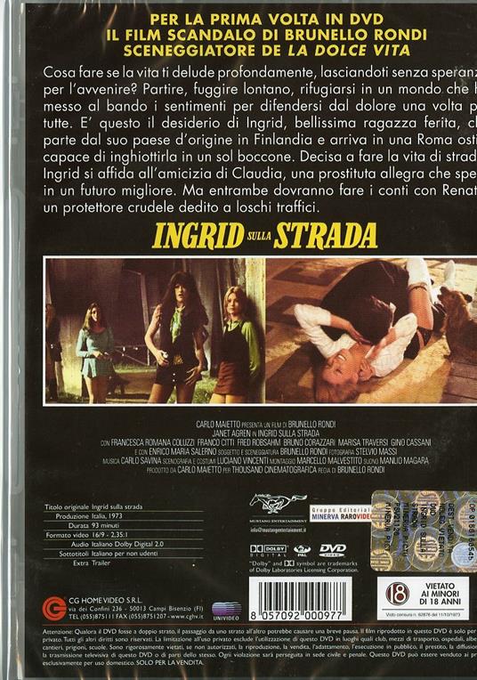 Ingrid sulla strada di Brunello Rondi - DVD - 2