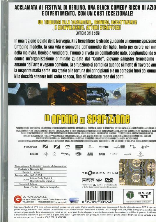 In ordine di sparizione di Hans Petter Moland - DVD - 2