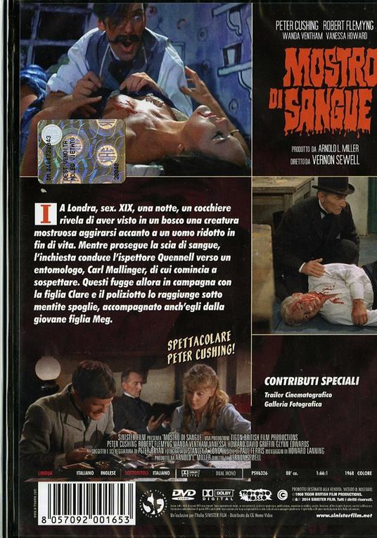 Il mostro di sangue di Vernon Sewell - DVD - 2