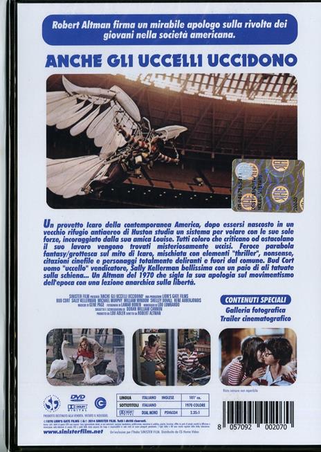 Anche gli uccelli uccidono di Robert Altman - DVD - 2