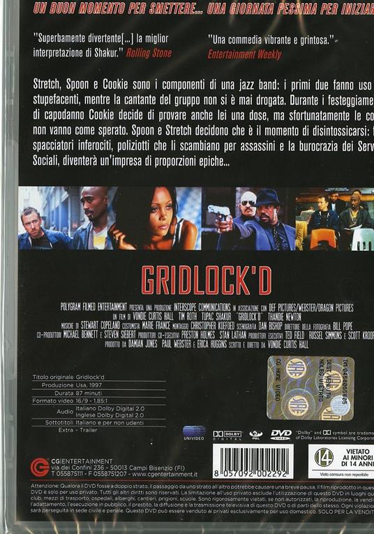 Gridlock'd di Vondie Curtis-Hall - DVD - 2