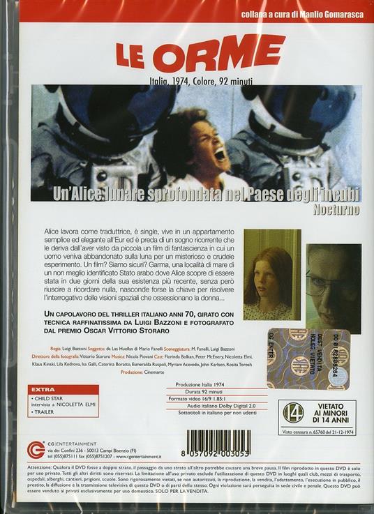 Le orme di Luigi Bazzoni - DVD - 2