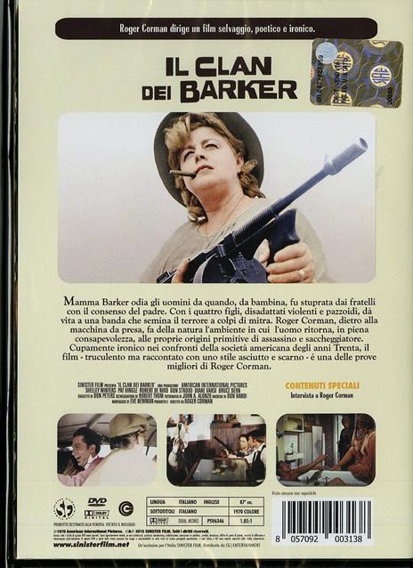 Il clan dei Barker di Roger Corman - DVD - 2
